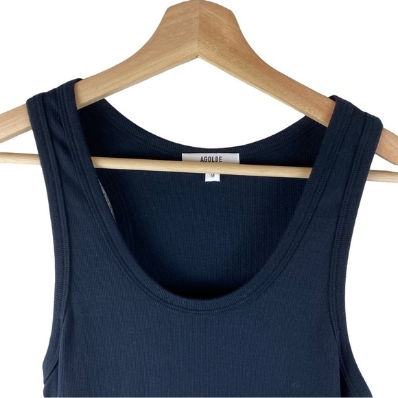 Agolde Rianne Bodysuit High Neck Racerback Ribbed - Picture 10 of 13